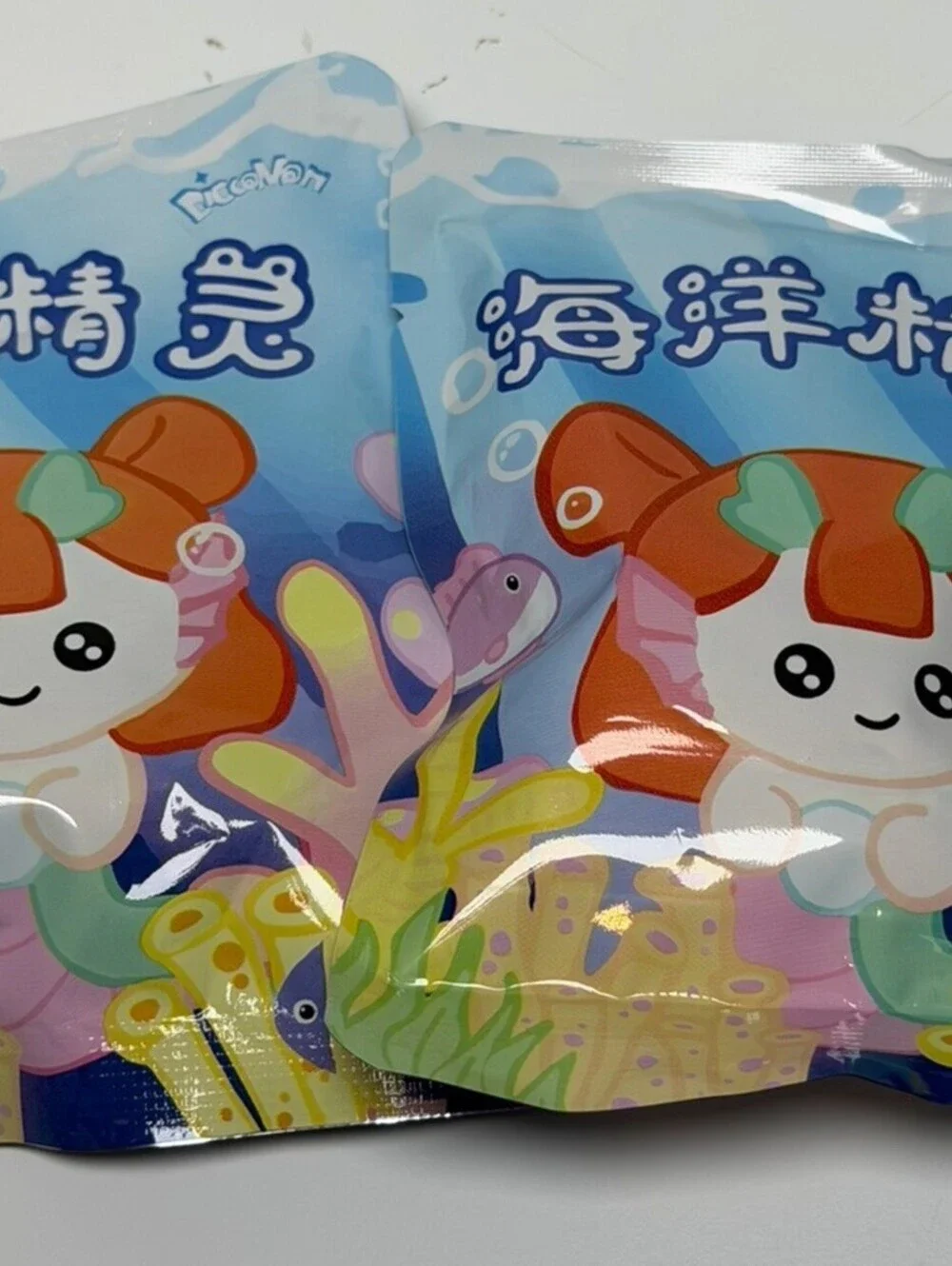 ICCOMAN Ocean Spirits Plush Fridge Magnet Blind Bags Sealed Lot of 2 Kawaii